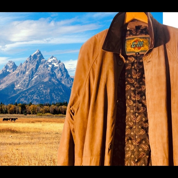 Other - MENS LEATHER LONG LENGTH DUSTER COAT CLASSIC EUC